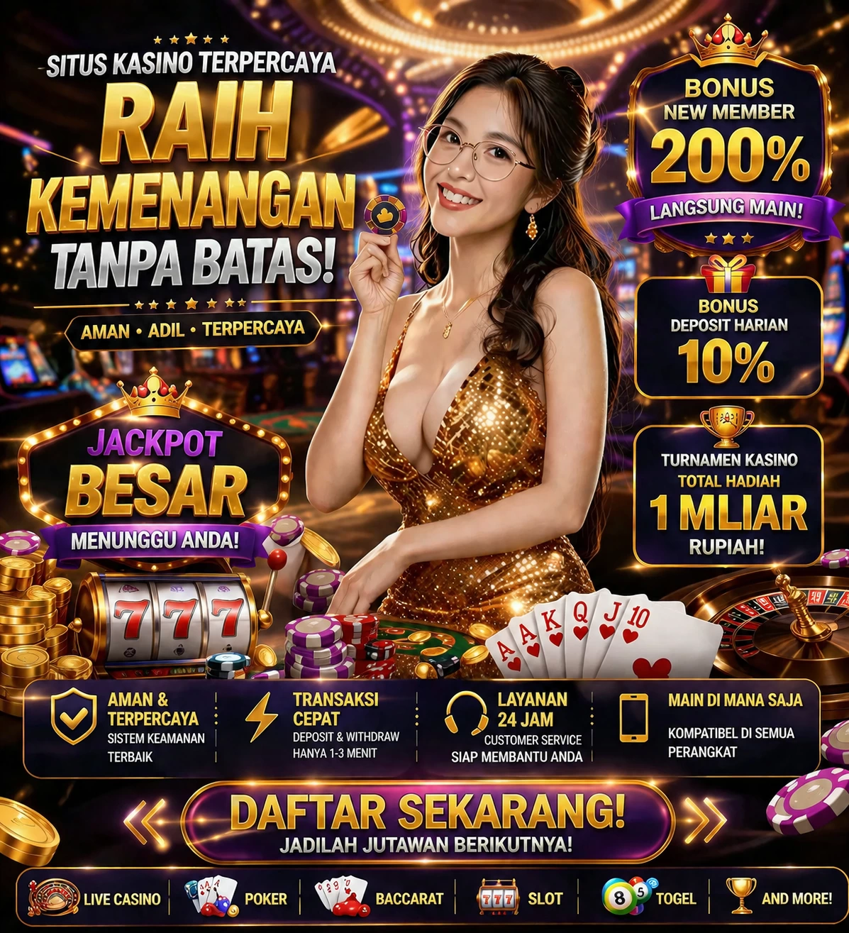 Roleta e blackjack dd555